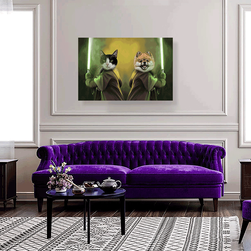 Jedi Paws – Galactic Multi-Pet Portrait